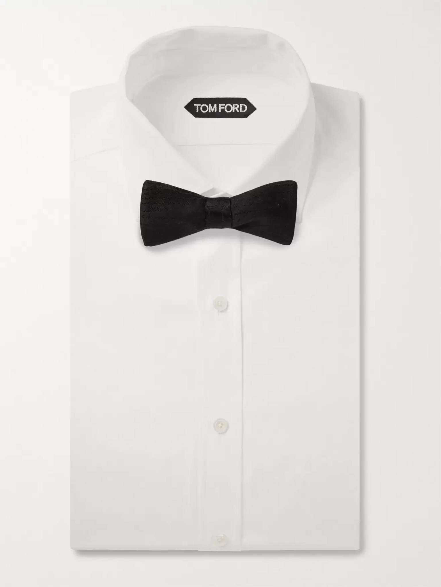 Scritto Pre-Tied Silk-Jacquard Bow Tie - 5