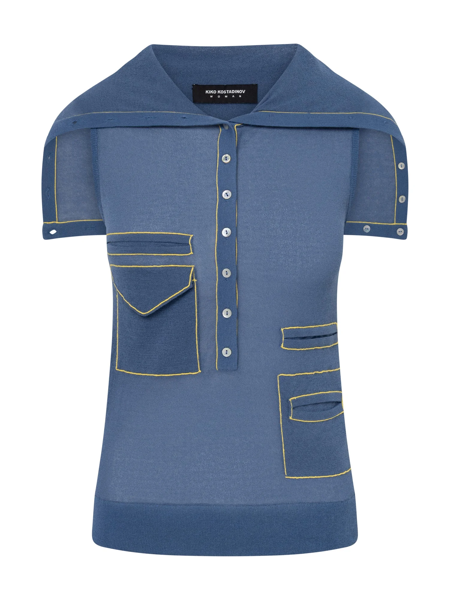 KREINER KNIT ROLLNECK - DENIM BLUE - 1