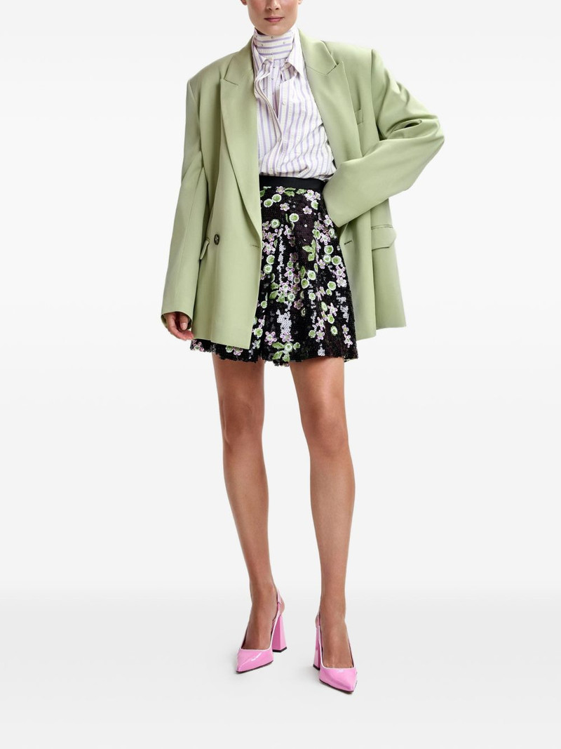 ESSENTIEL ANTWERP striped rhinestone shirt outlook