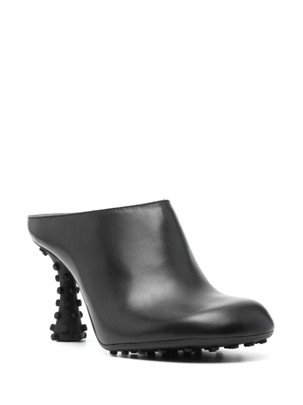 1000Chiodi 105mm leather mules - 2