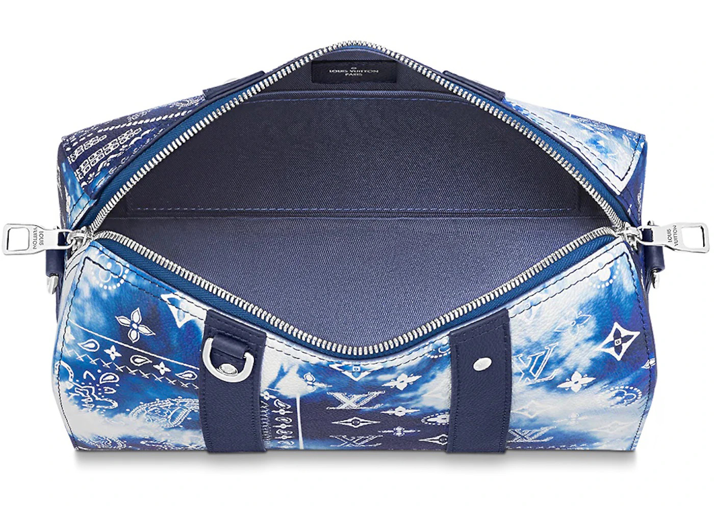 Louis Vuitton City Keepall Bandana Monogram Blue - 3