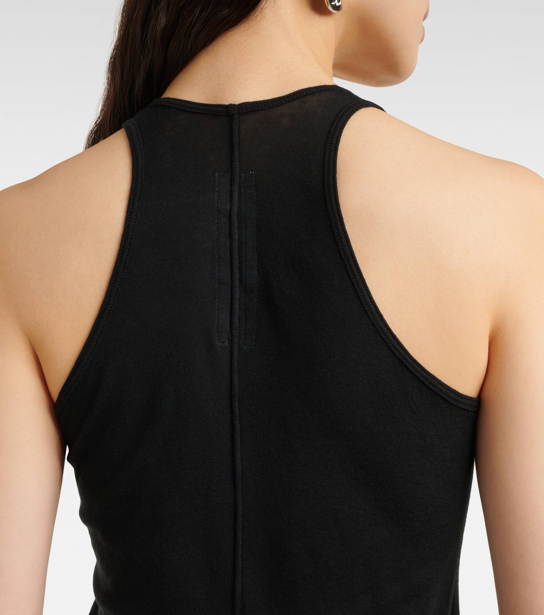 Ribbed-knit cotton tank top - 6