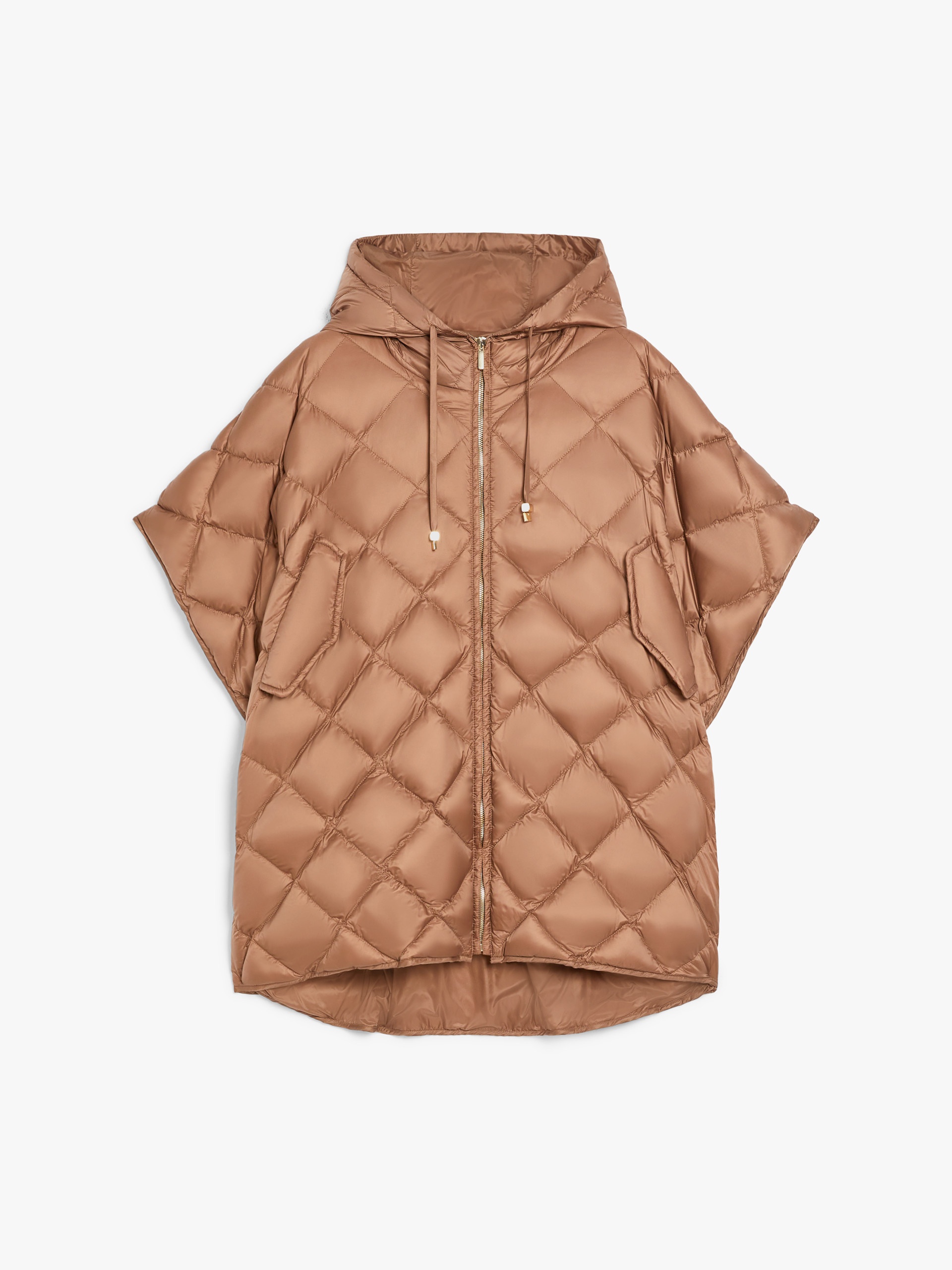 TREMAN Cape with hood in water-repellent canvas - 1