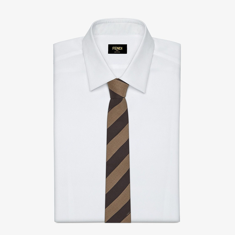 FENDI Multicolor silk tie outlook
