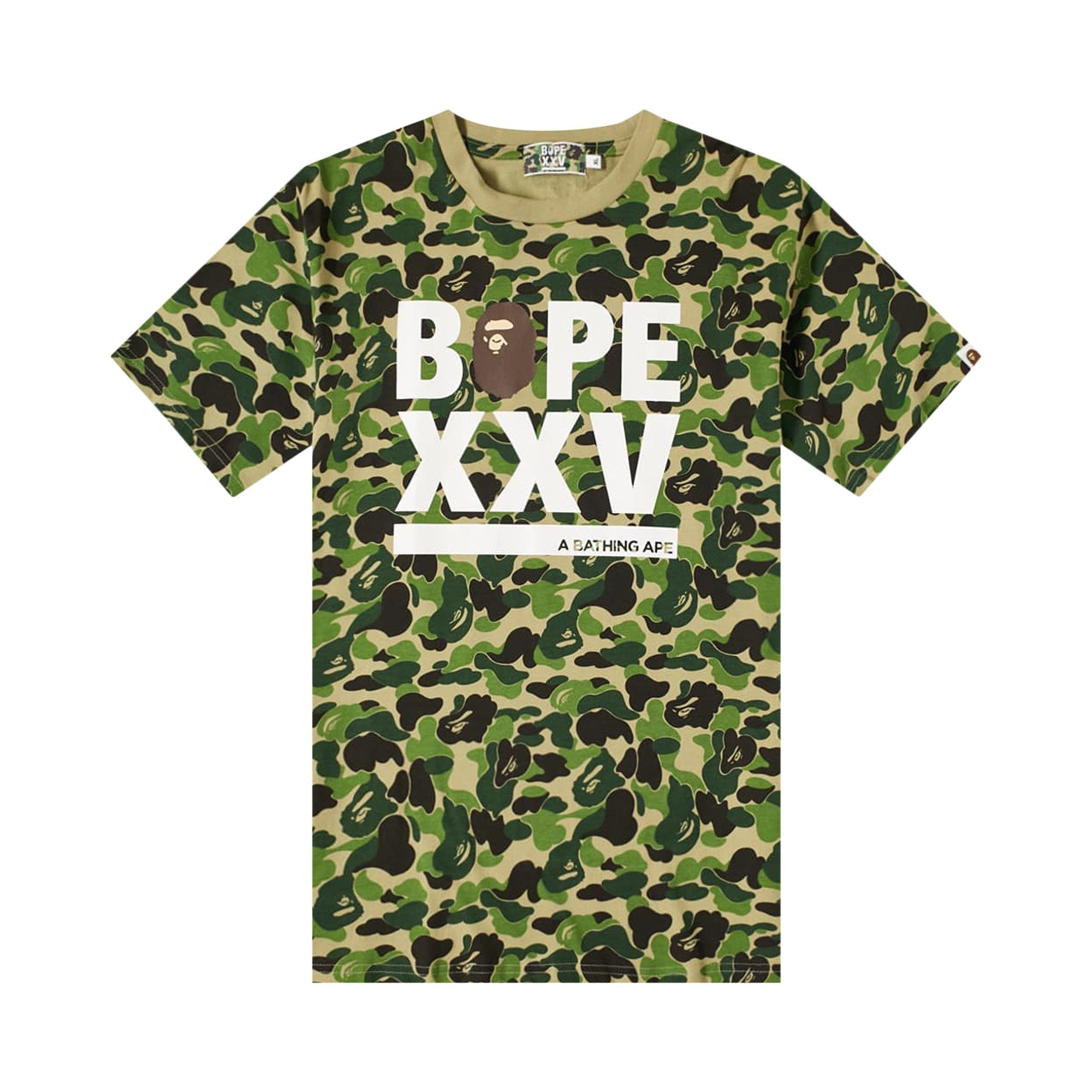 A BATHING APE BAPE ABC Bape XXV Logo Tee Multicolor REVERSIBLE