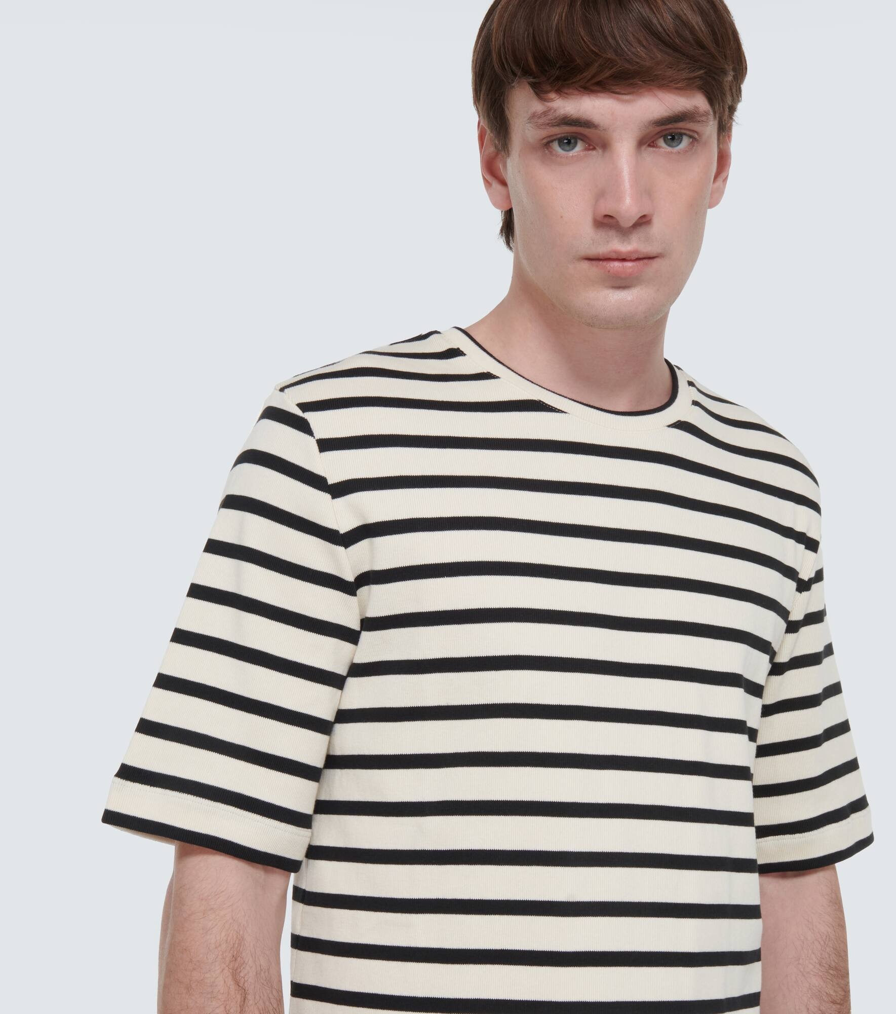 Striped cotton T-shirt - 5