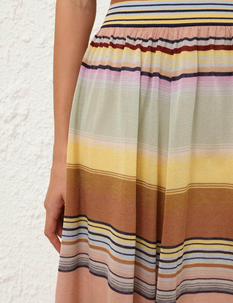 Coco Stripe Circle Skirt - 7