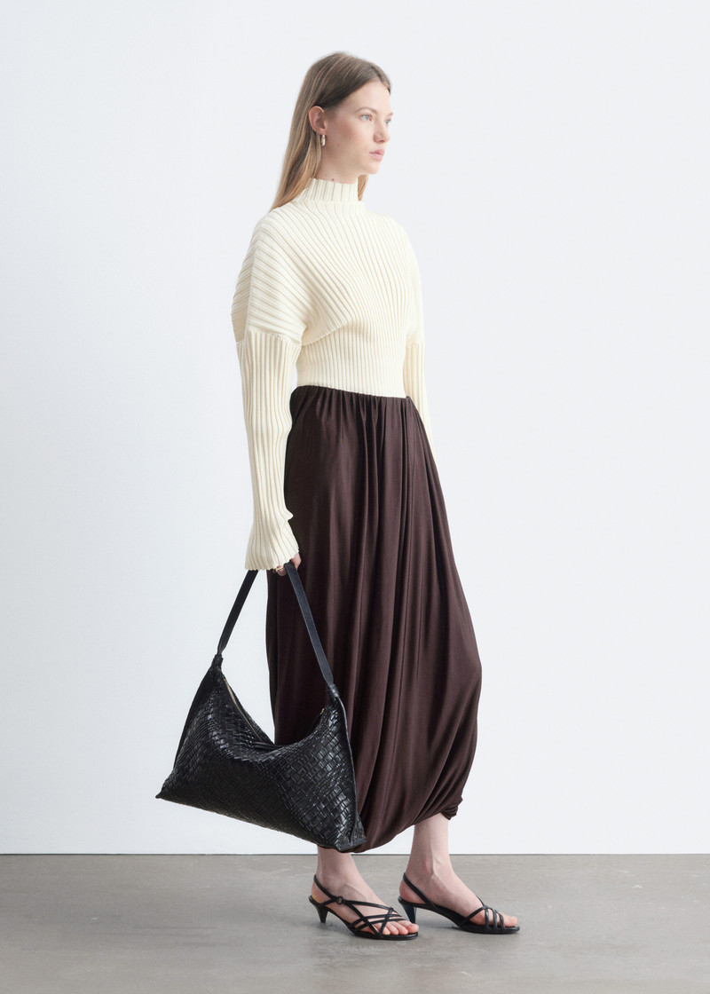 Twisted Drape Balloon Skirt 6