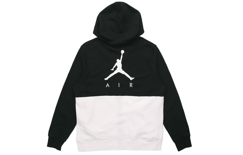 Jordan Air Jordan Flying Man Logo Printing Fleece hooded Sports Black CK1353-011 outlook