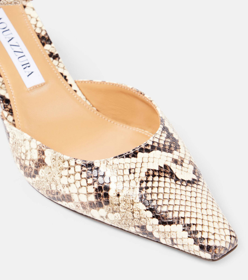 Blade 65 snake-print leather pumps 6