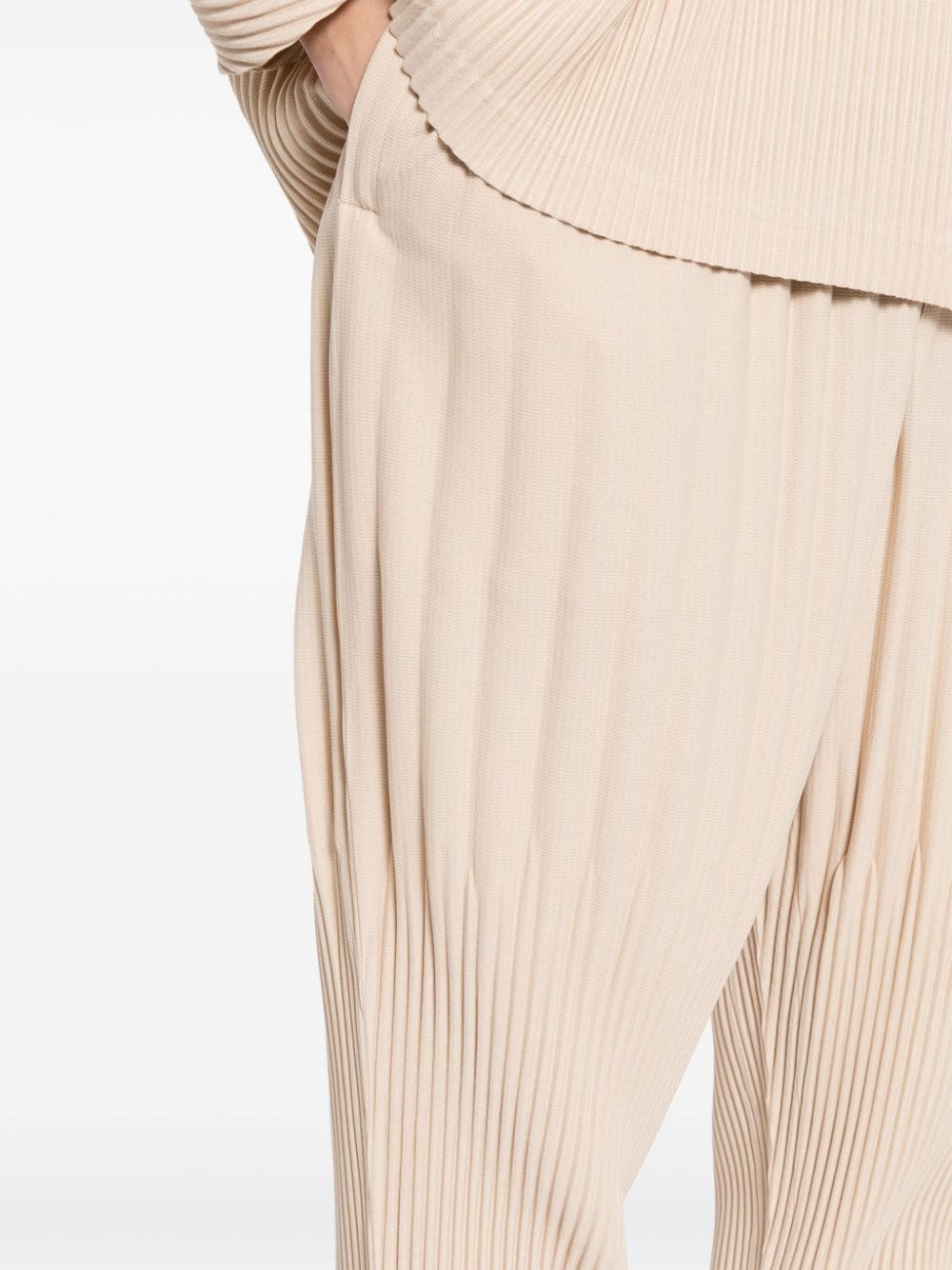 pleated regular trousers - 5