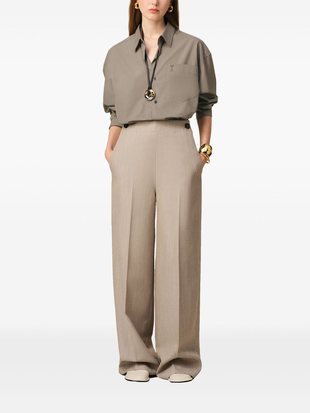classic collar shirt - 2