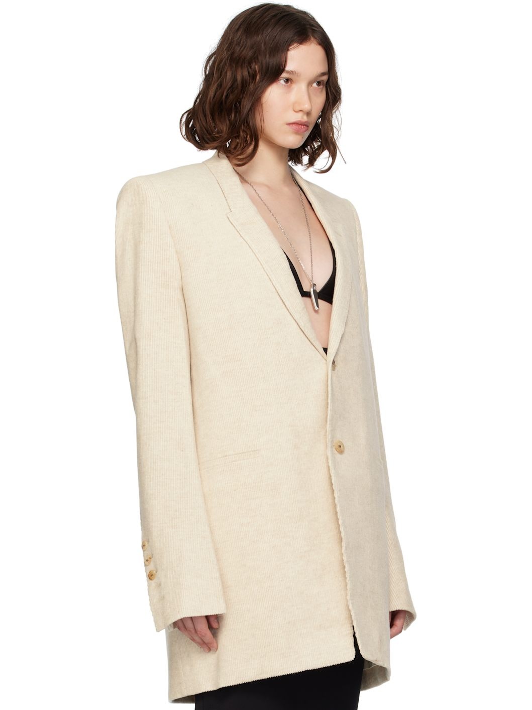 Off-White Concordians Dirt Tailored LS Blazer - 2