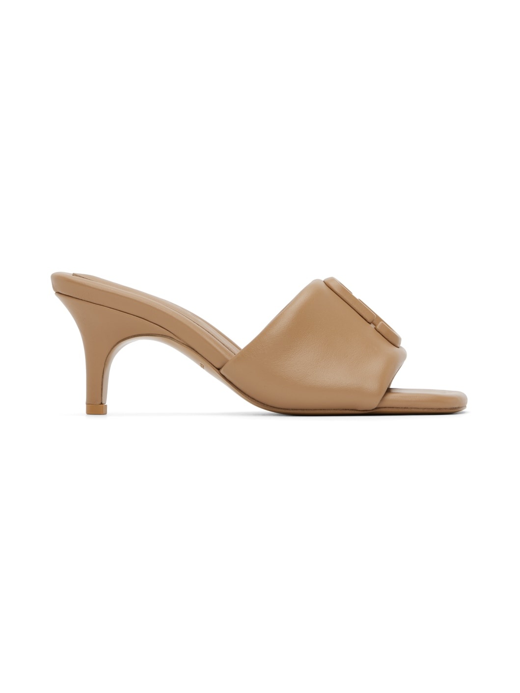 Beige 'The Leather J Marc' Heeled Sandals - 1