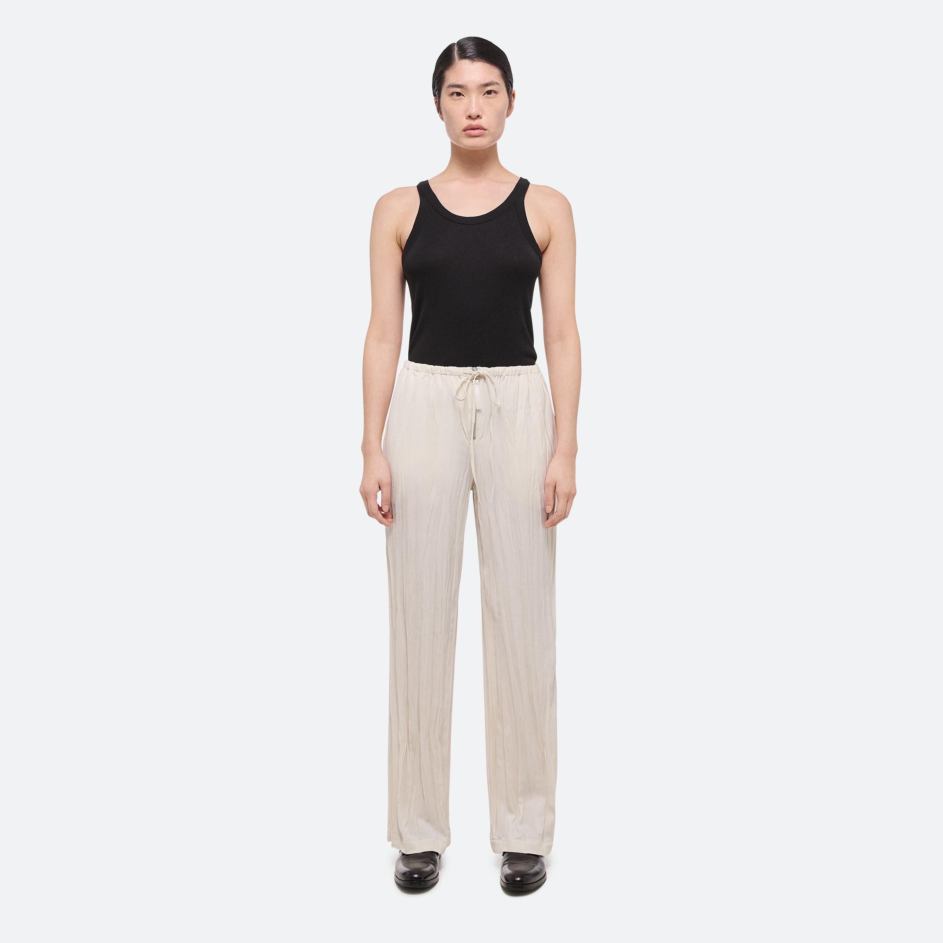 CRUSHED SATIN PANT - 3