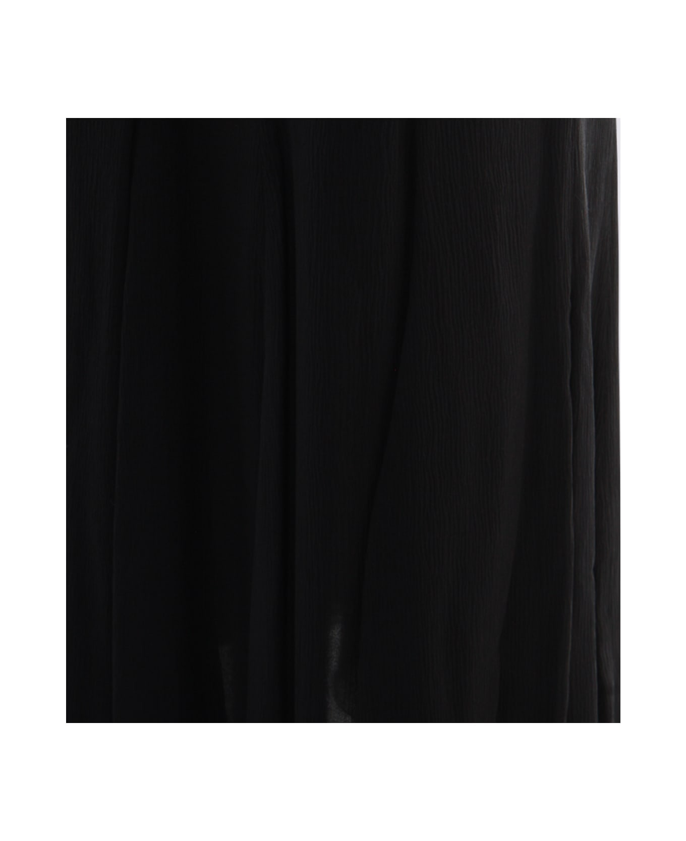 Black Silk Skirt - 4