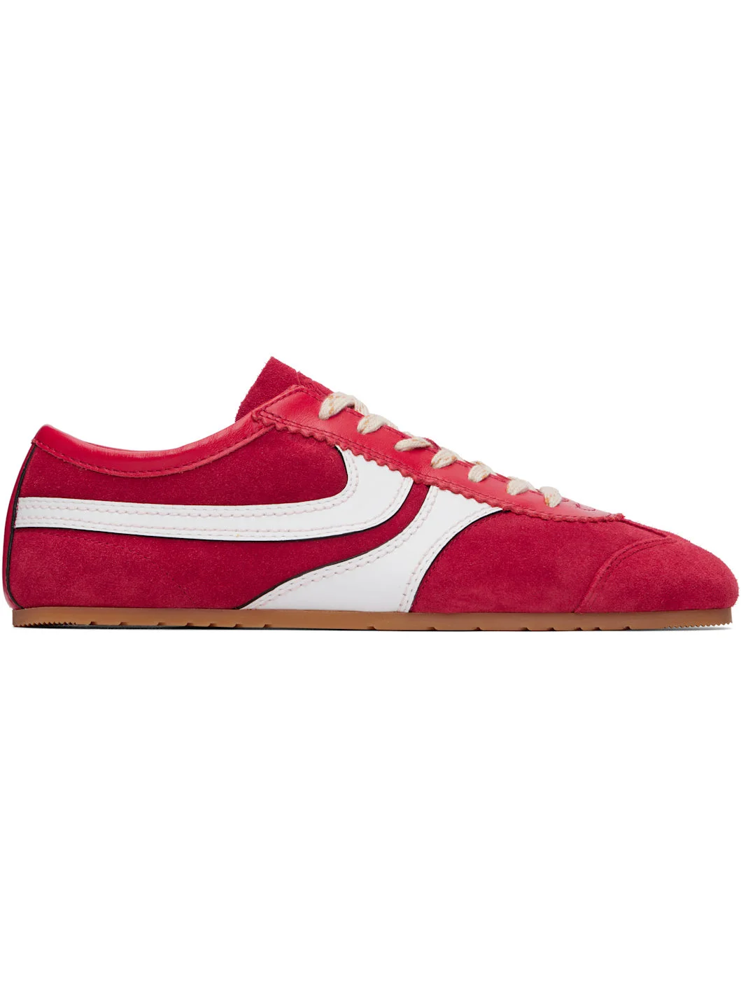 Red Suede Sneakers - 1