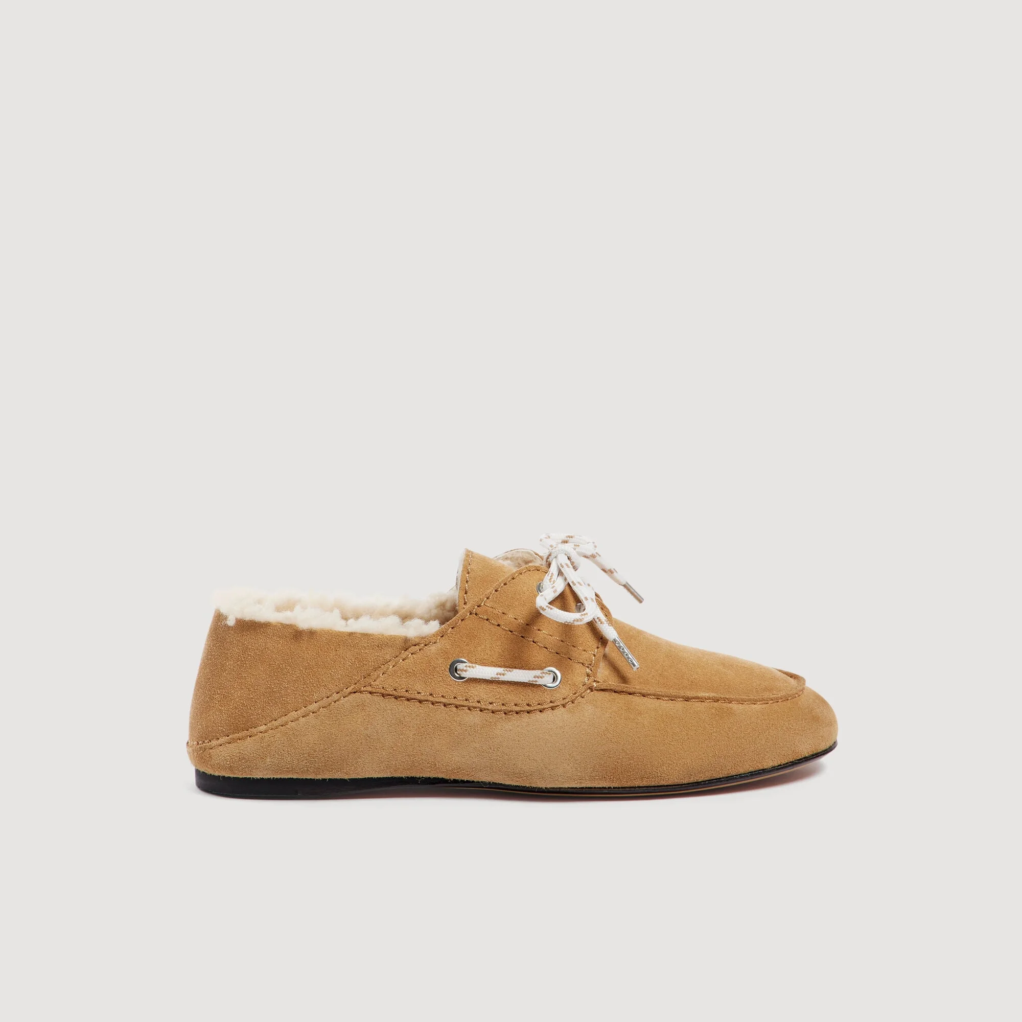 SHEARLING BOAT SHOES - 1