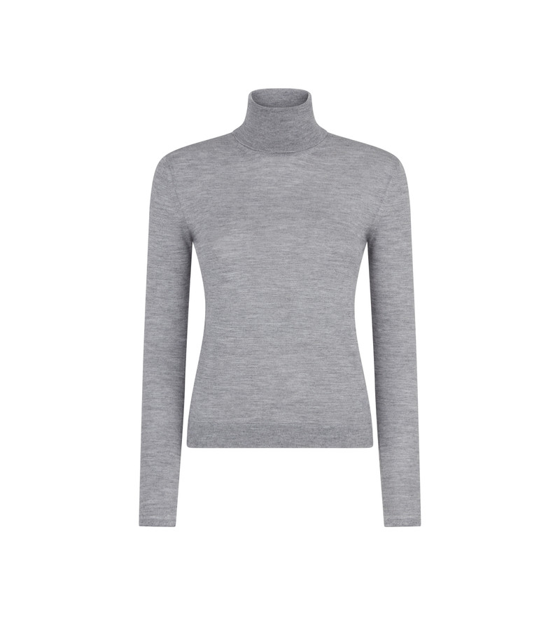 FINE CASHMERE 실크 니트 트러블 탑 1