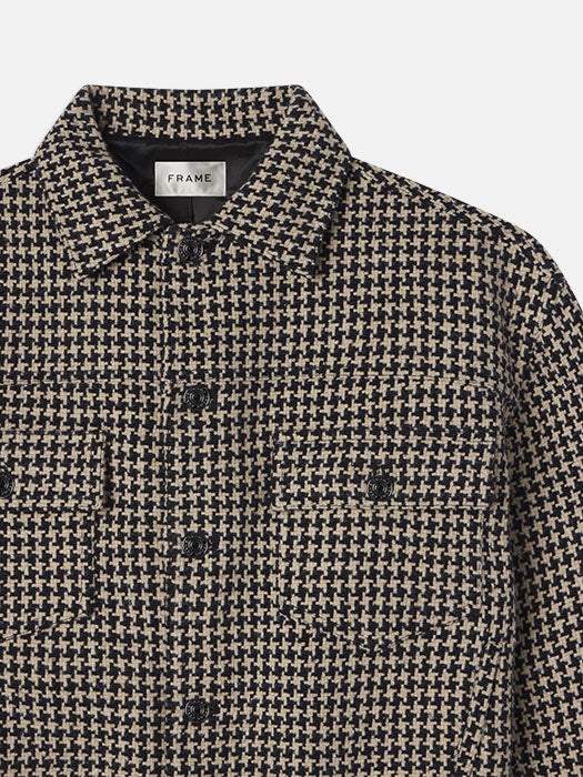 The Tweed Boxy Jacket in Houndstooth - 3