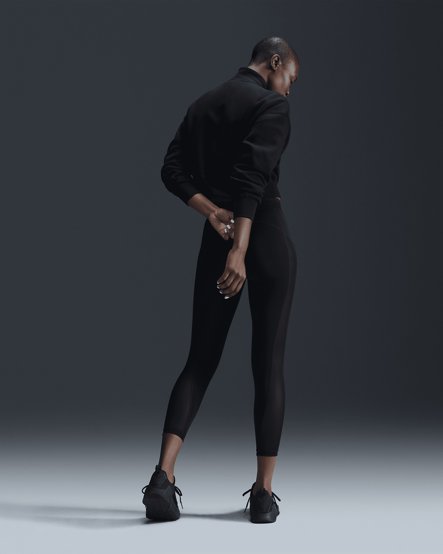 Nike Sportswear Phoenix Fleece Women's 1/2-Zip Cropped Sweatshirt - 5