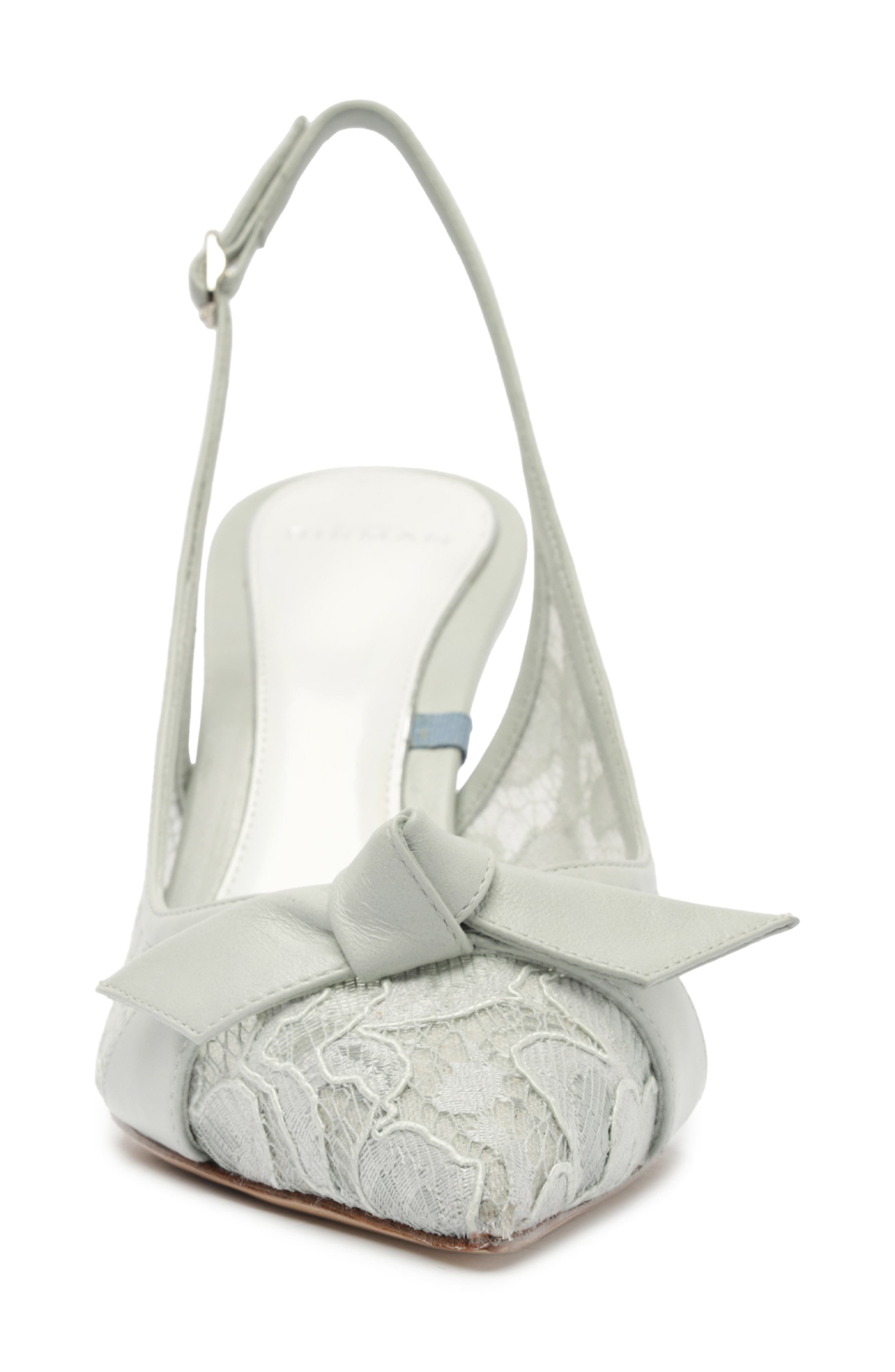 Alexandre Birman Clarita Classic Pointed Toe Slingback Pump in Icicle at Nordstrom - 4
