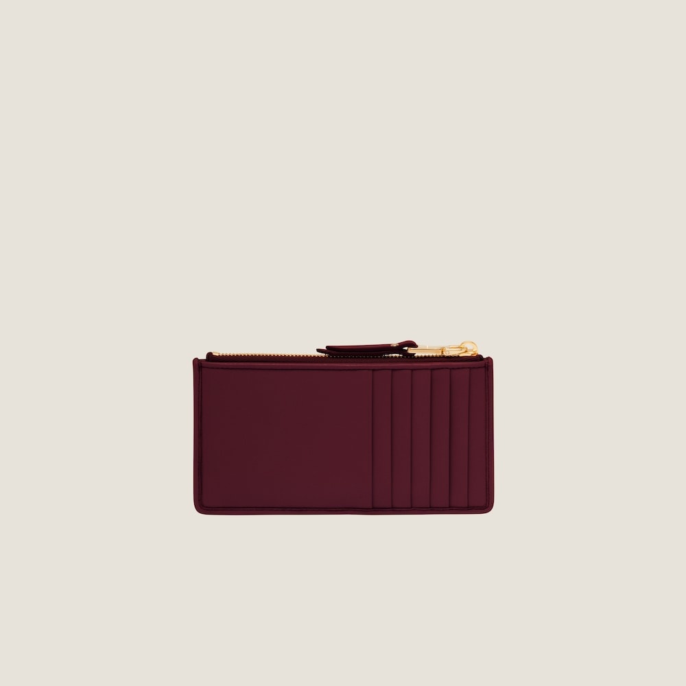 Matelassé nappa leather envelope wallet - 3