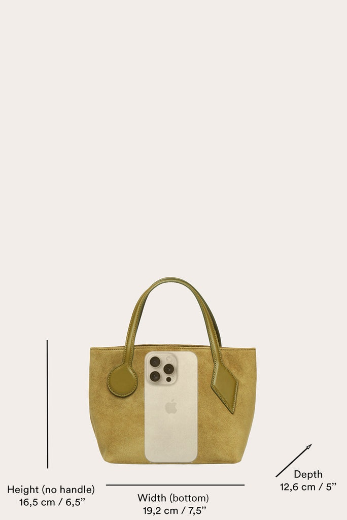 SPROUT TOTE MICRO HERB SUEDE - 4