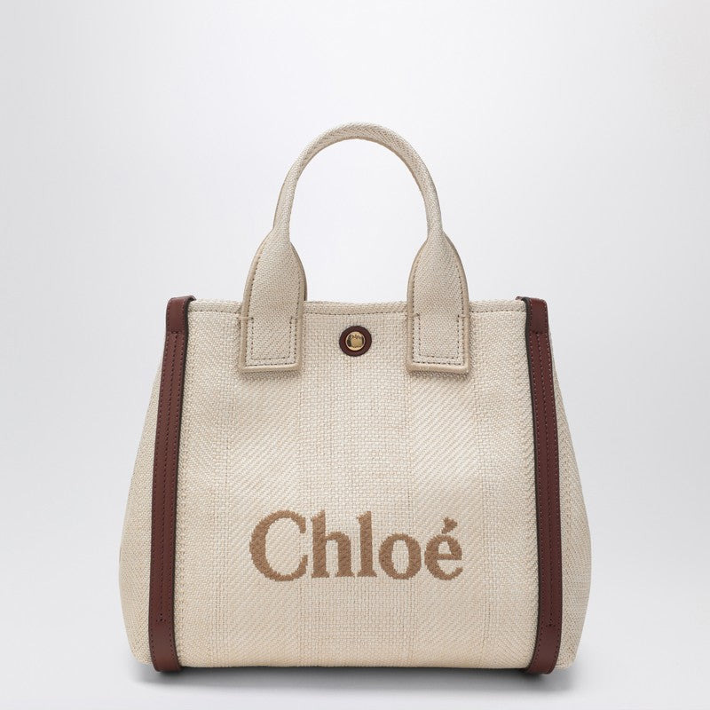 Chloé Small Chloã&Copy; Carry Tote Bag In Sand Colour Women - 2