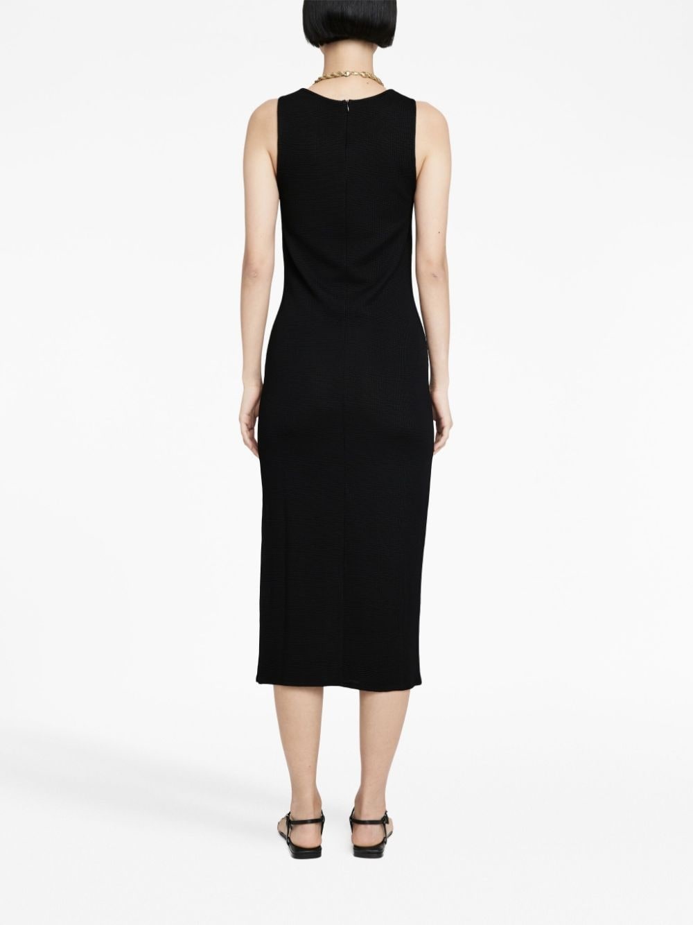 Savannah waffle-effect midi dress - 3