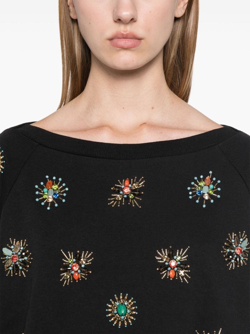 embroidered sweatshirt - 5