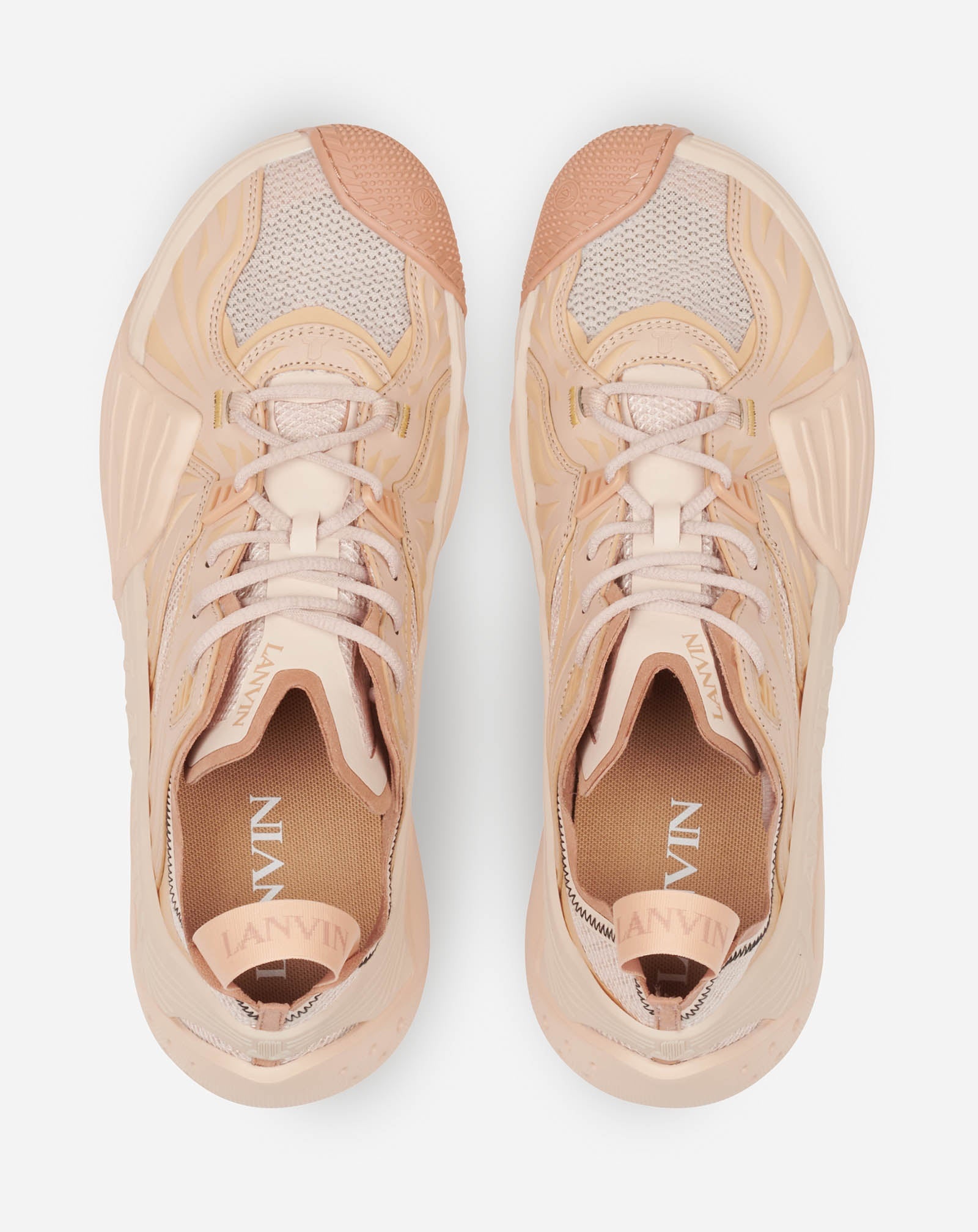 【Lanvin】 Flash-X mesh-paneledスニーカー Flash-X mesh-paneled sneakers in white - Lanvin | Mytheresa