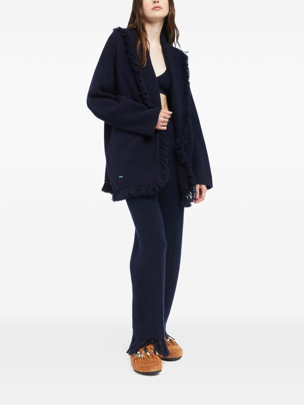 fringed cardigan - 3