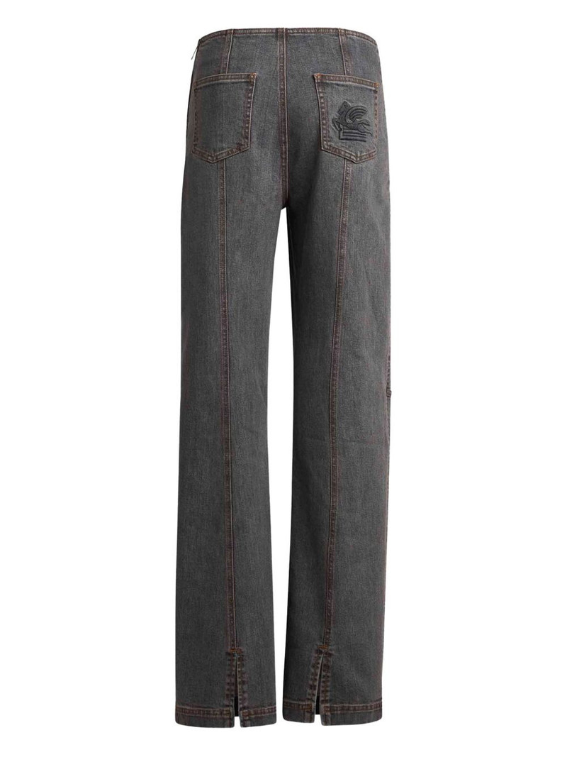 Etro Pegaso-embroidered jeans outlook