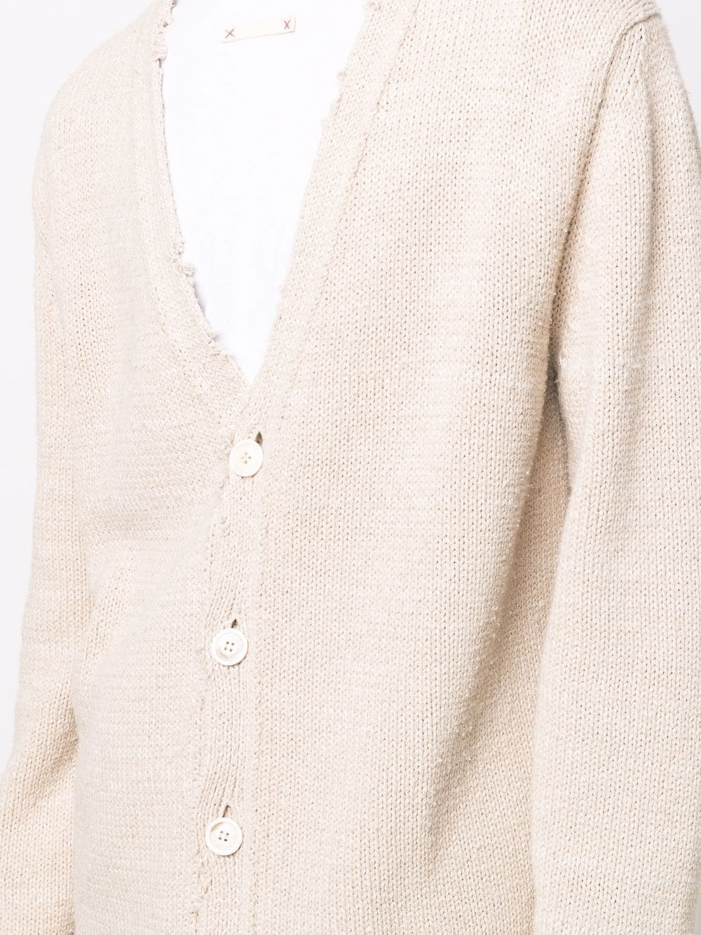 distressed knitted cardigan - 5