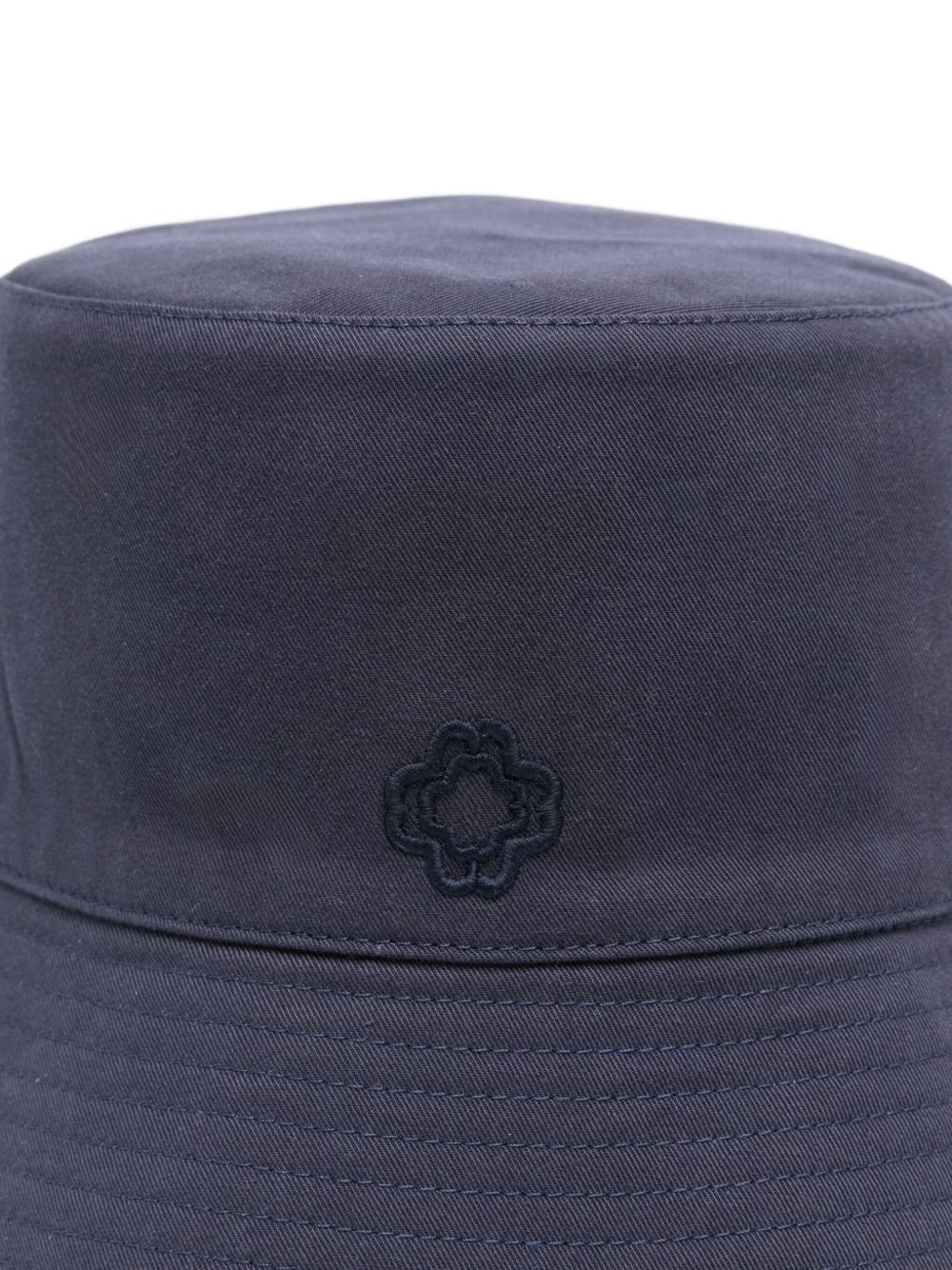 embroidered cotton bucket hat - 2