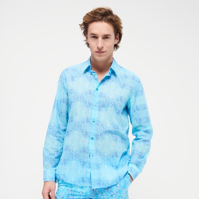 Unisex Cotton Voile Summer Shirt Urchins - 3