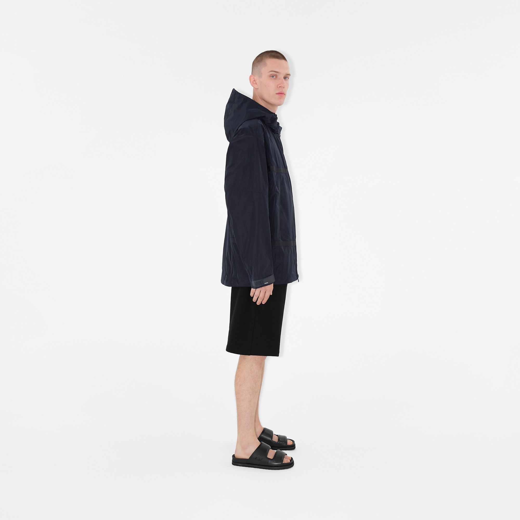Logo Appliqué Lightweight Hooded Jacket - 3
