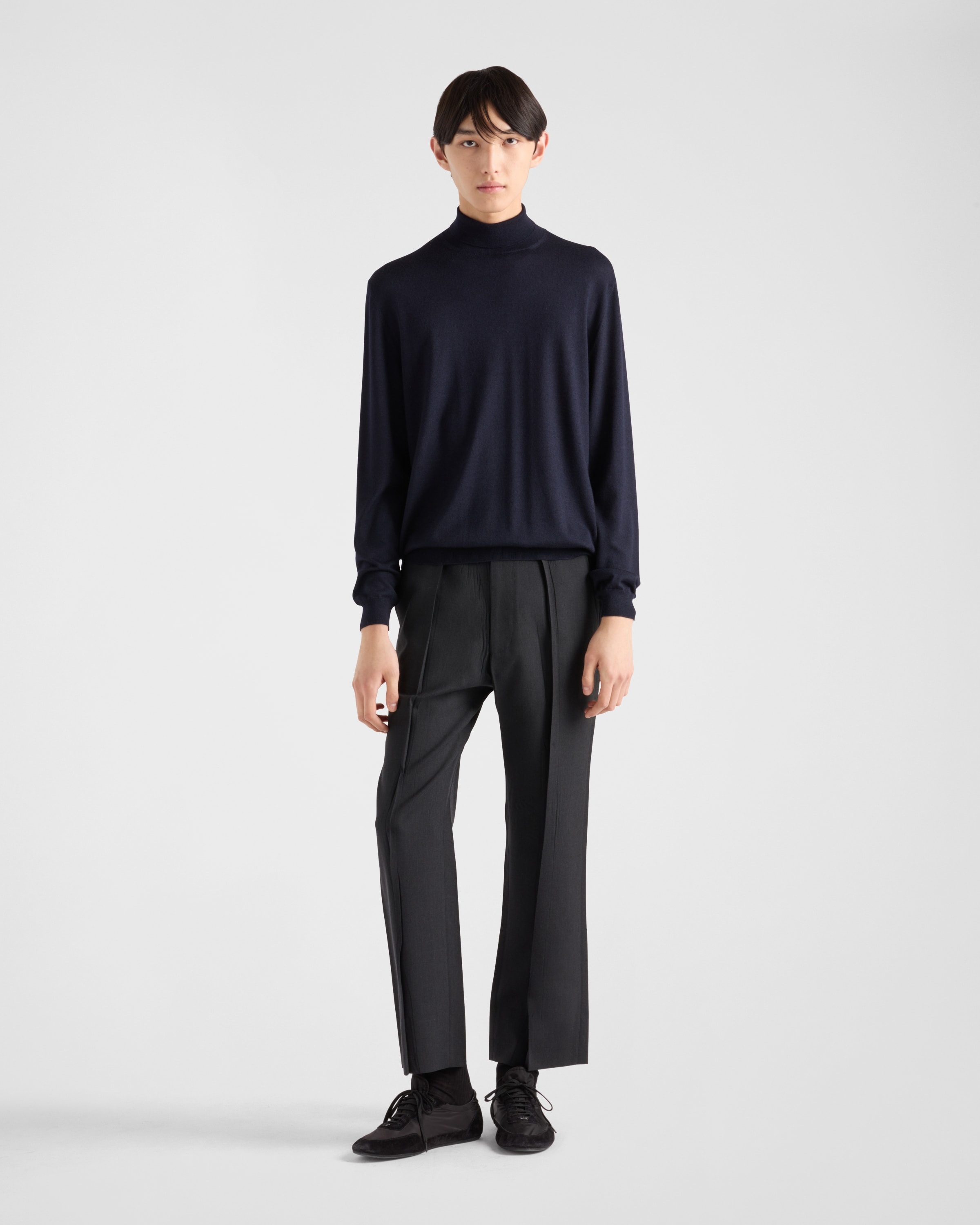 Cashmere and silk turtleneck sweater - 2