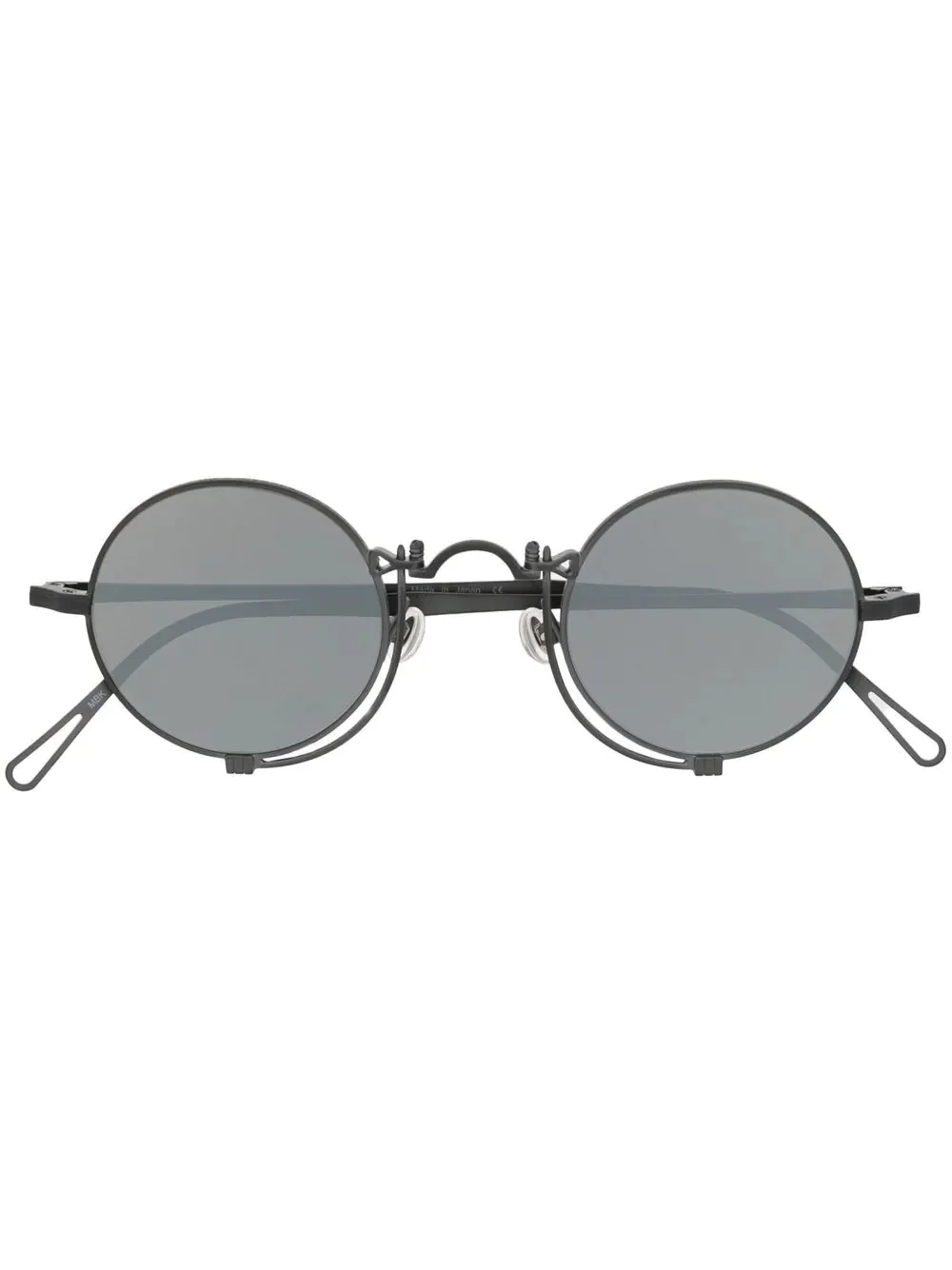 round-frame tinted sunglasses - 1