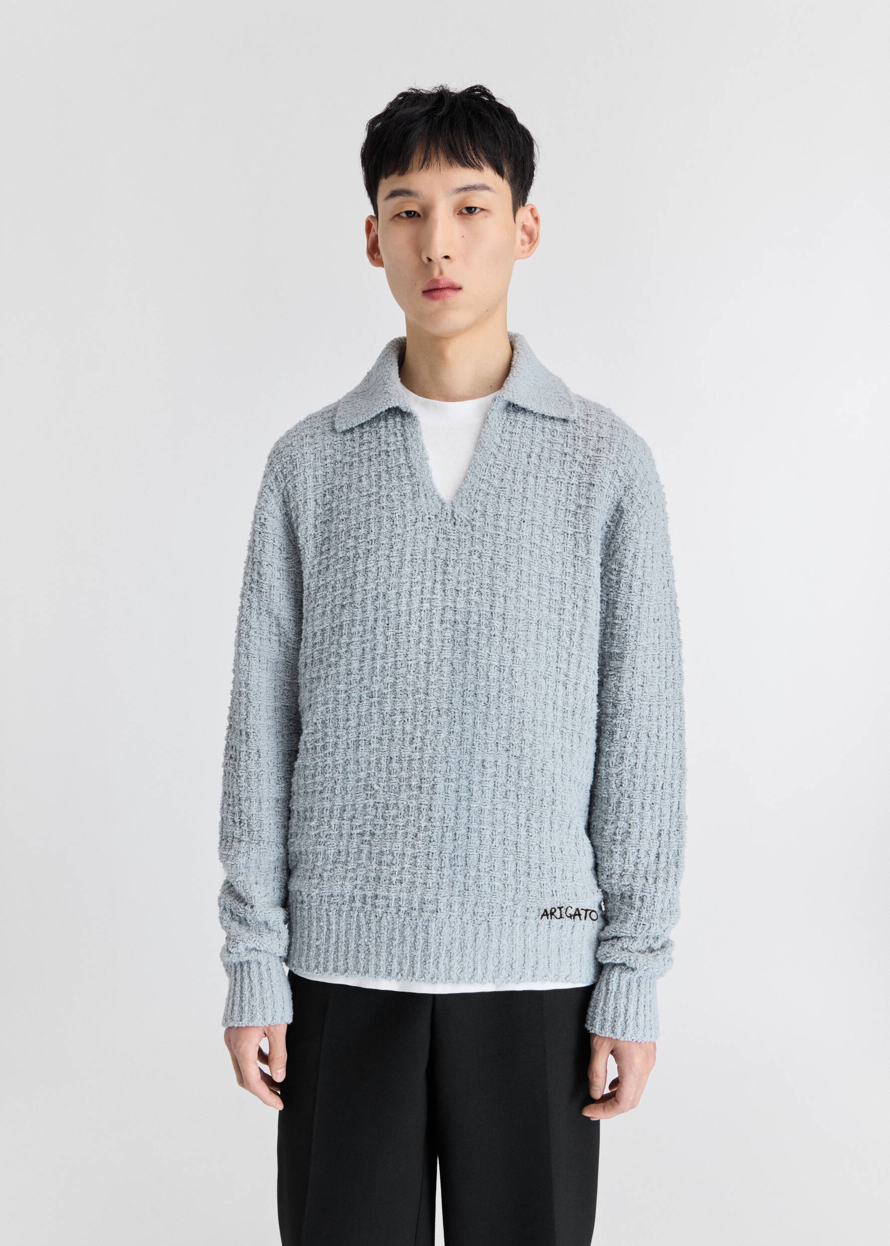 Scale Polo Sweater - 2
