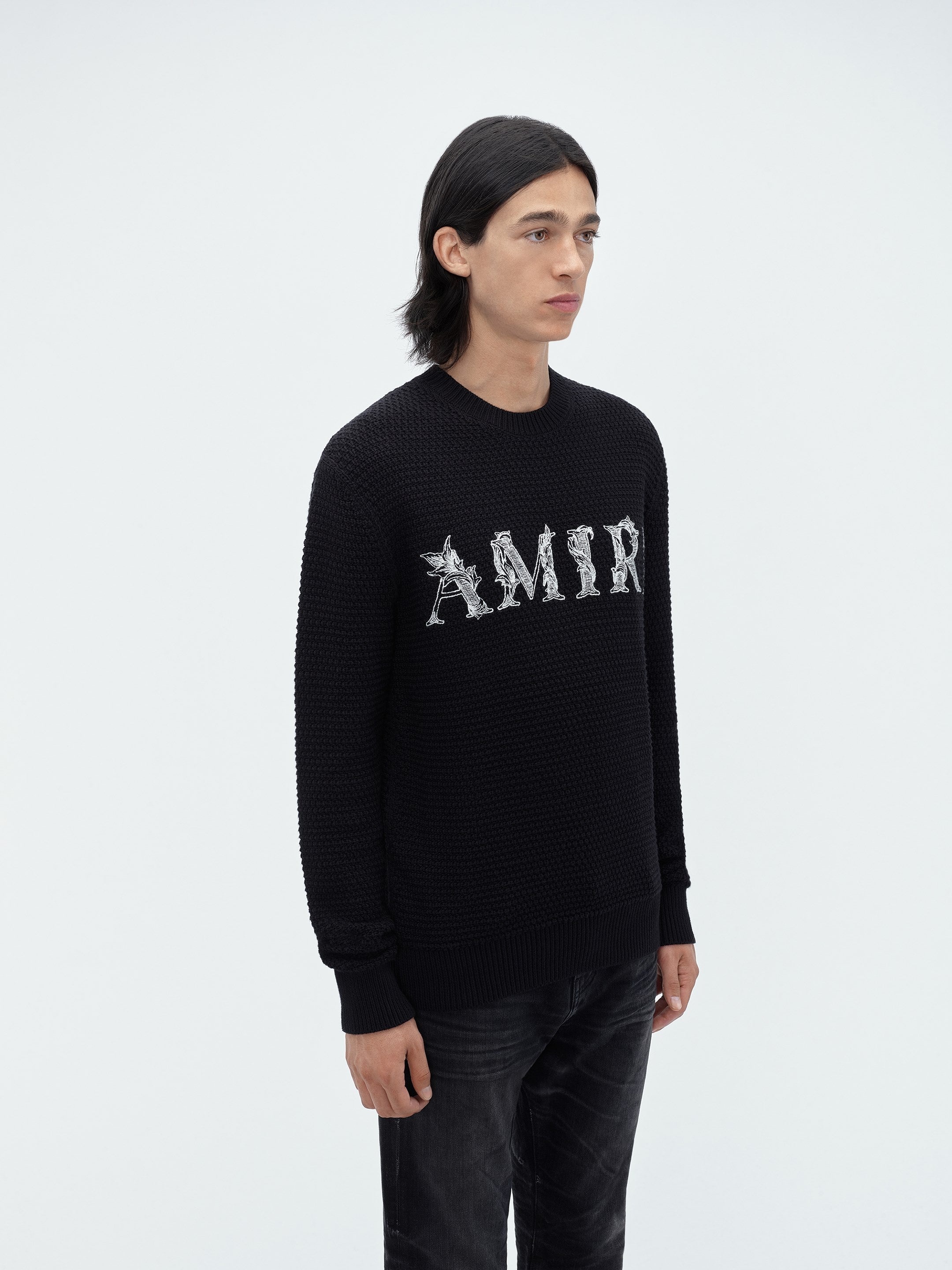 AMIRI BAROQUE LOGO CREW - 4