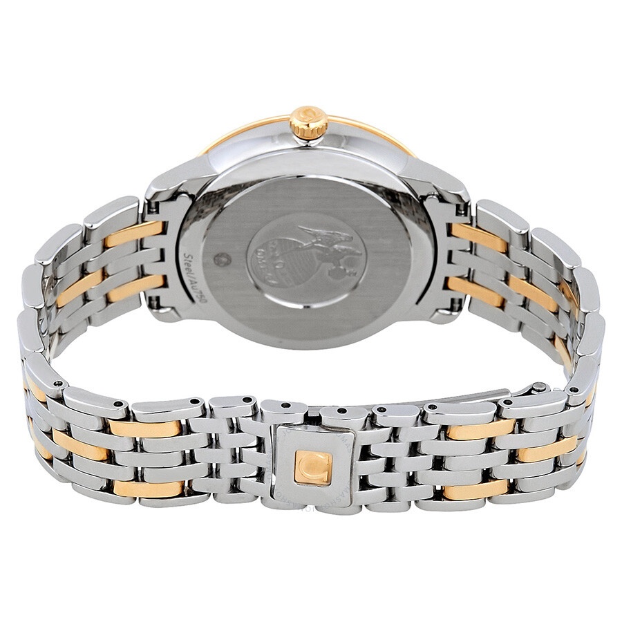 Pre-owned Omega De Ville Diamond White Mother of Pearl Dial Ladies Watch 424.20.33.20.55.002 - 3