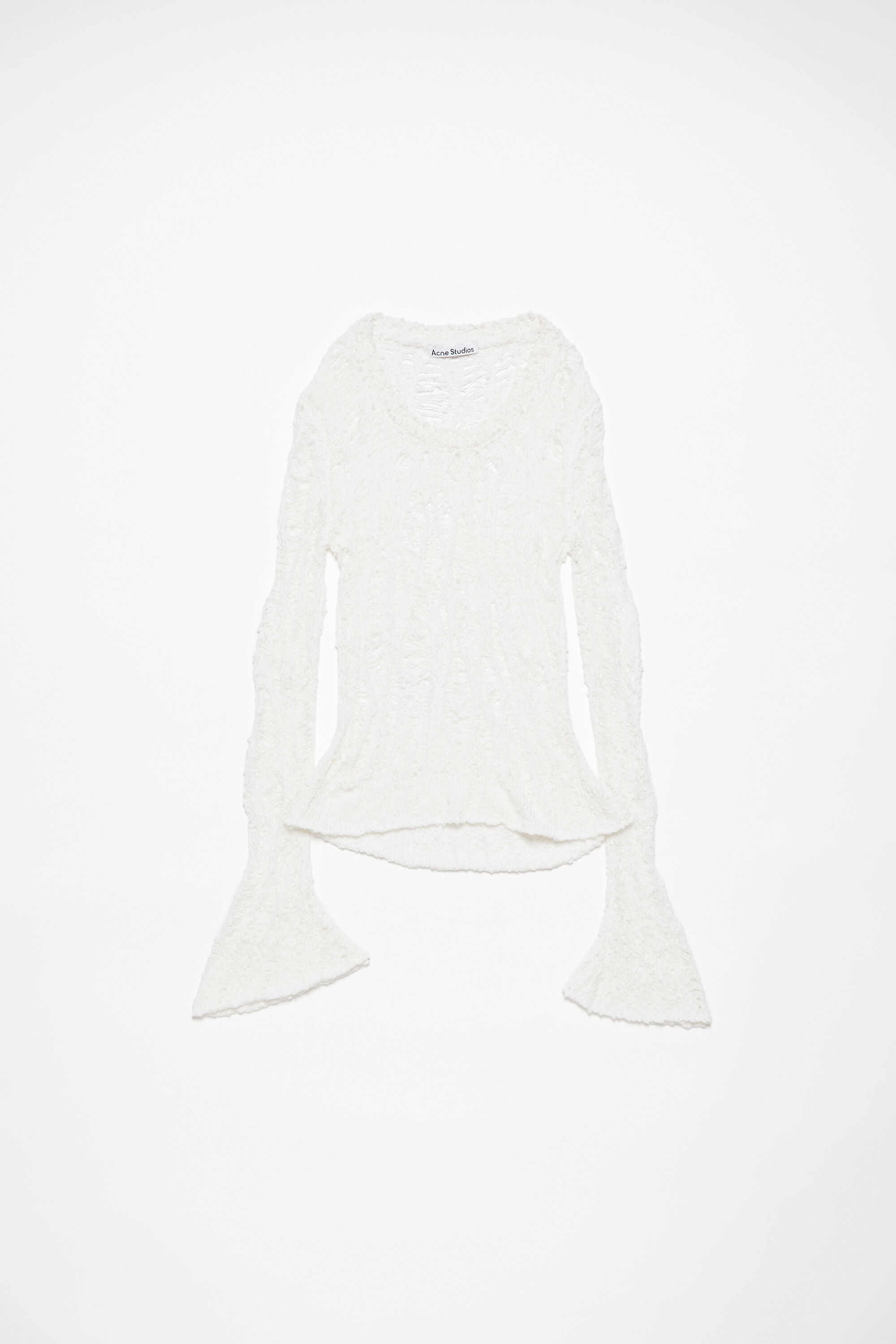 Loose knit sweater - Off white - 6