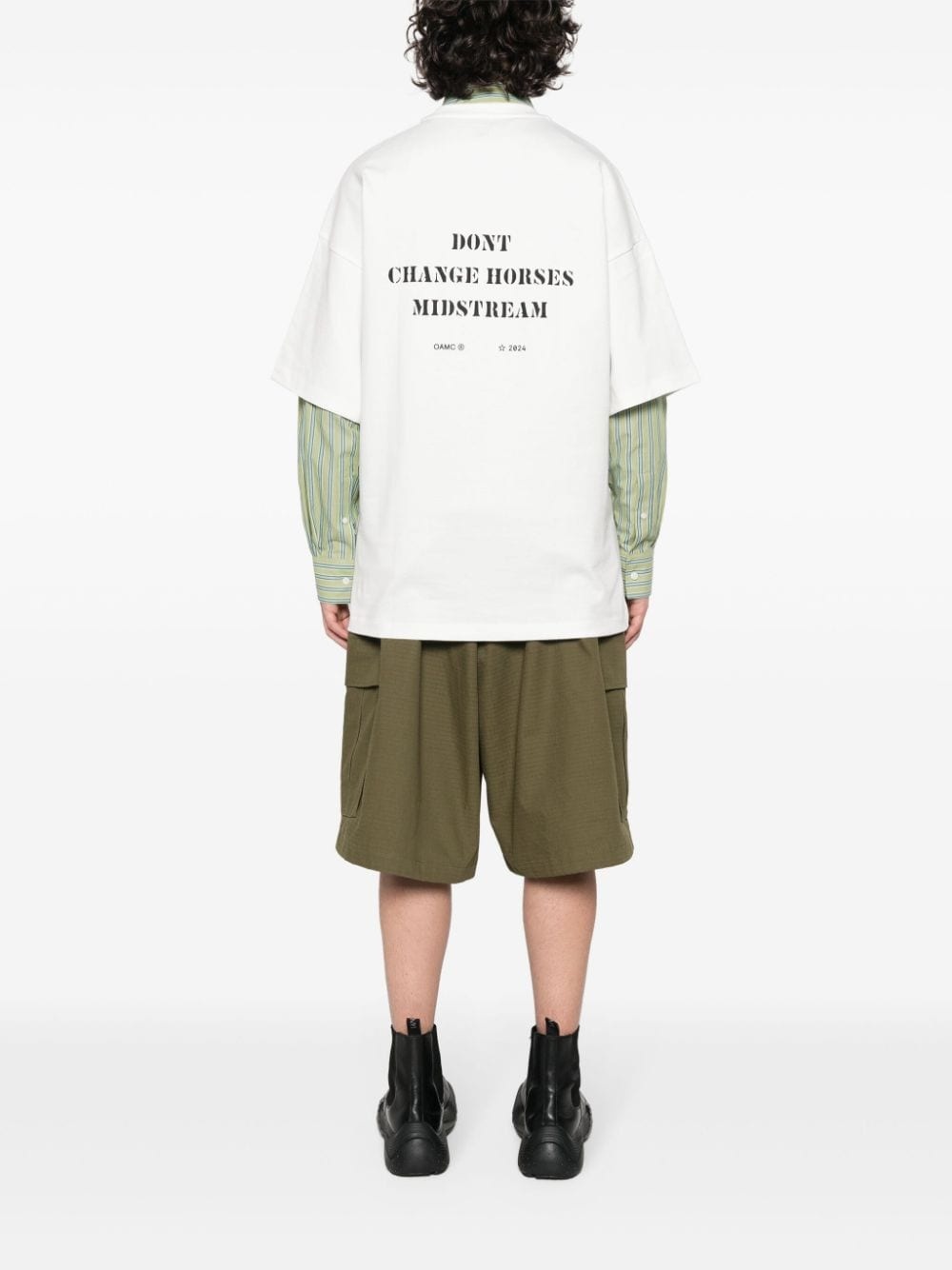 logo-print organic T-shirt - 2