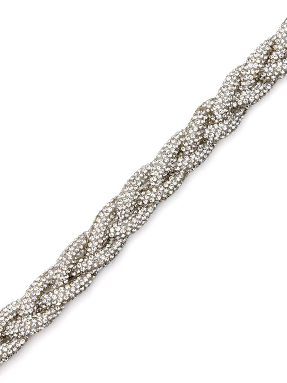 crystal-embellished necklace - 2