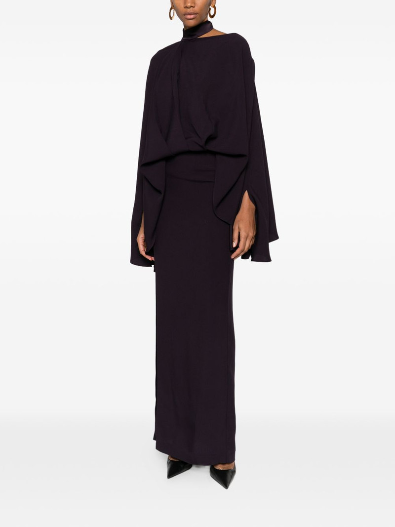 Taller Marmo Brooks tie neck maxi dress outlook