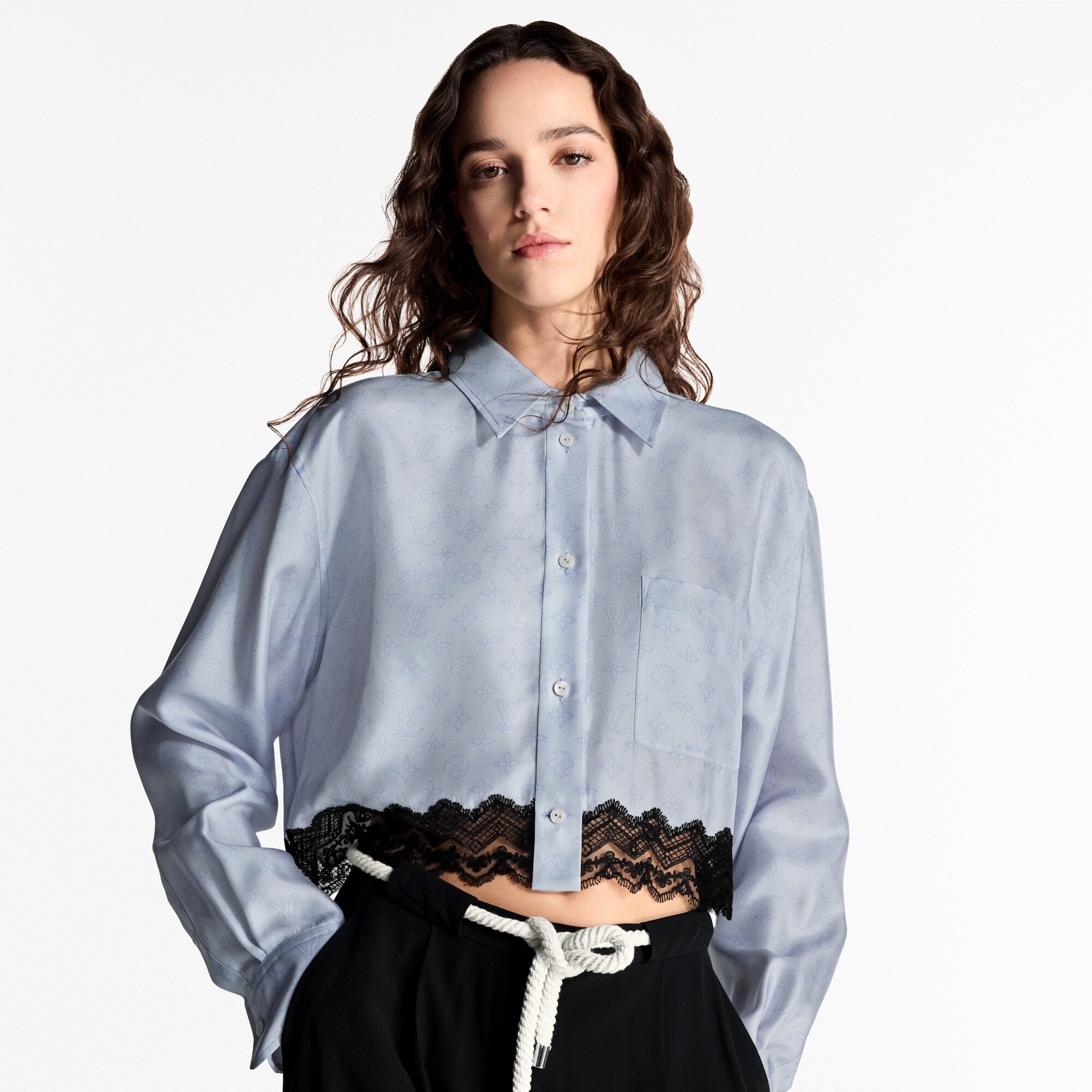 Mahina Lace Trim Shirt - 2
