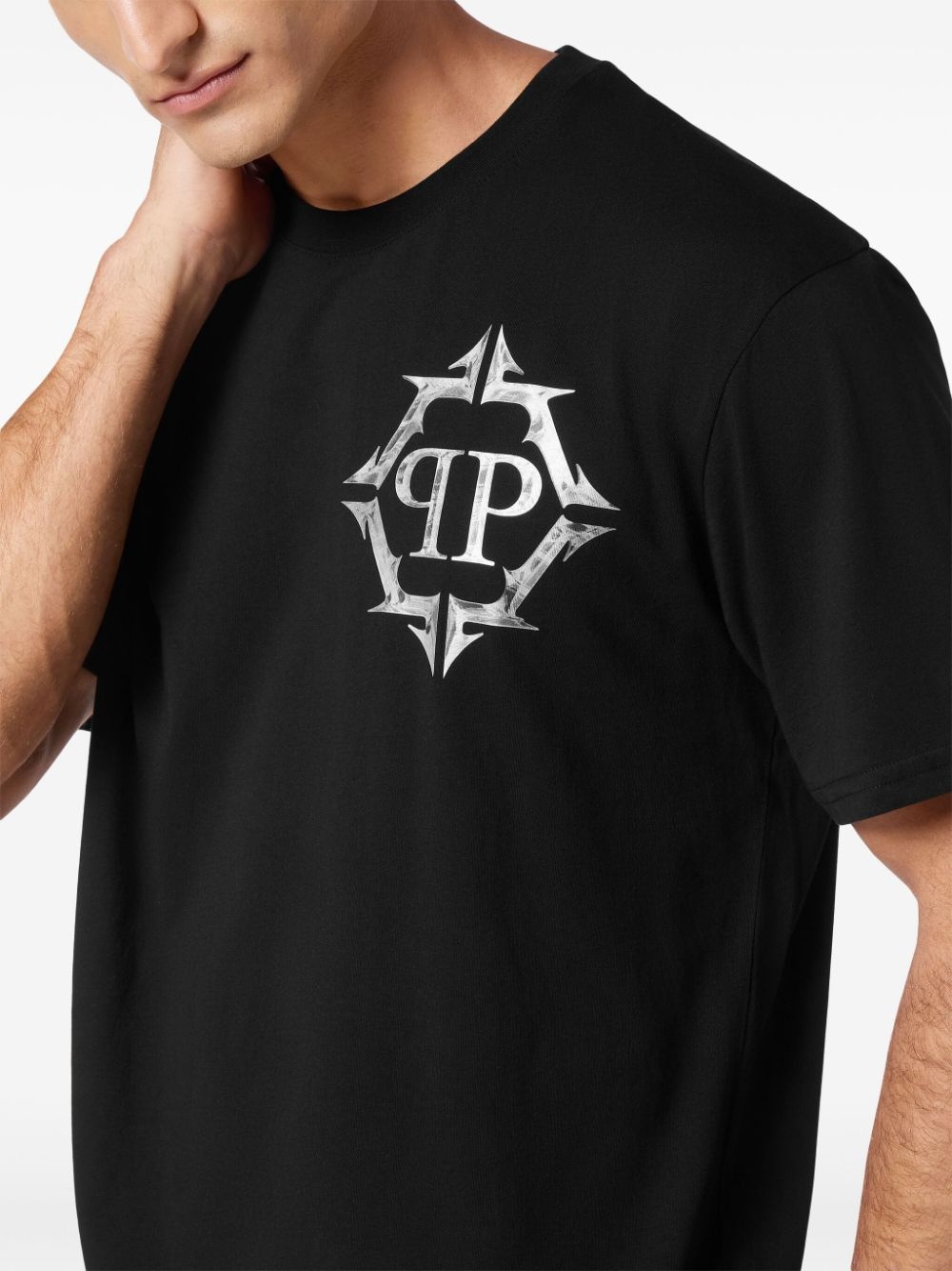 PHILIPP PLEIN SS Chrome T-shirt REVERSIBLE