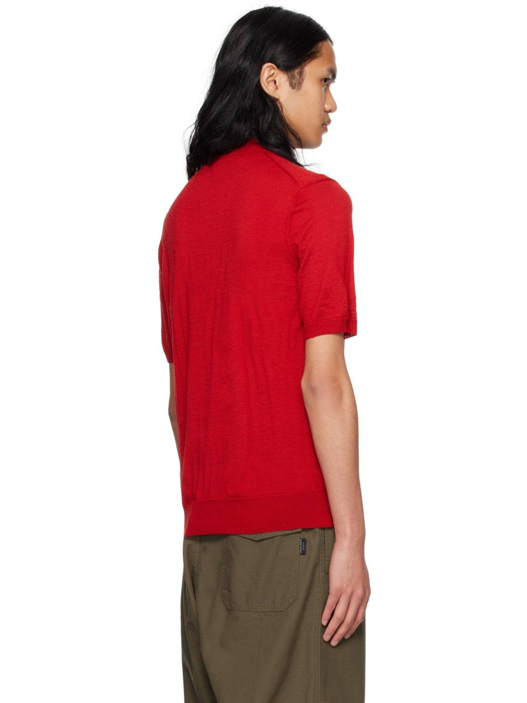 Red Patch Polo - 3